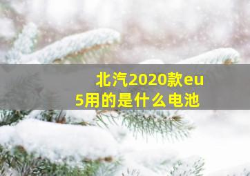 北汽2020款eu 5用的是什么电池